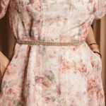 Ζώνη αλυσίδα χρυσή στρας