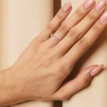 Δαχτυλίδι με κρυστάλλους rose gold