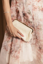 Tσάντα clutch με πέρλες