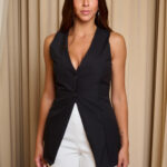 Γιλέκο αμάνικο μαύρο