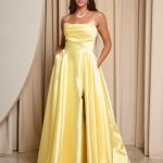 Φόρεμα maxi κλος κίτρινο