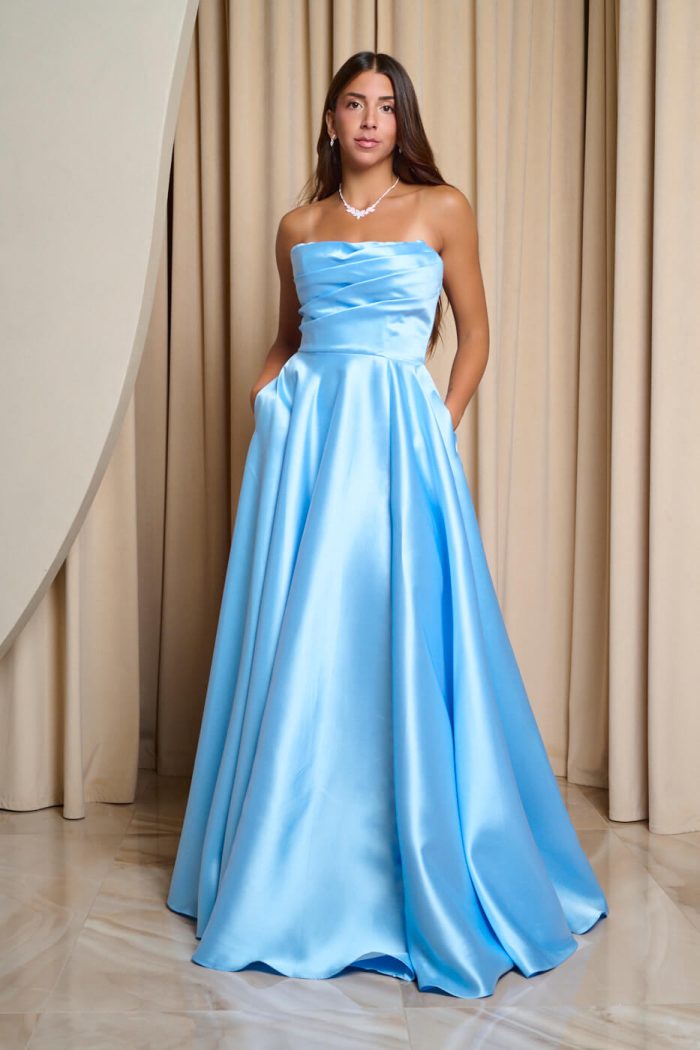 Φόρεμα maxi κλος baby blue