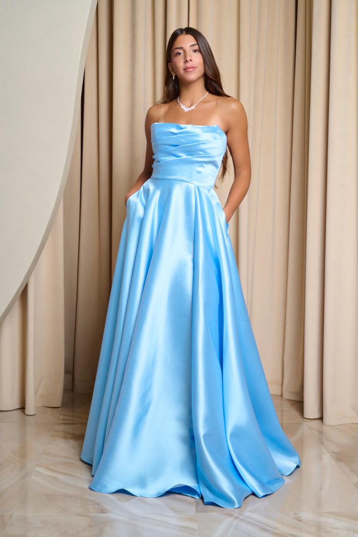 Φόρεμα maxi κλος baby blue