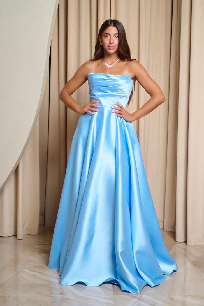 Φόρεμα maxi κλος baby blue