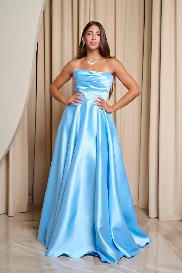 Φόρεμα maxi κλος baby blue