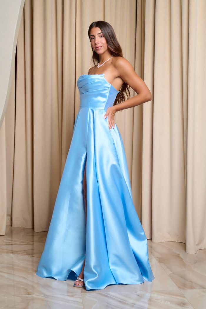 Φόρεμα maxi κλος baby blue