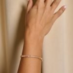 Βραχιόλι tennis με κρυστάλλους χρυσό