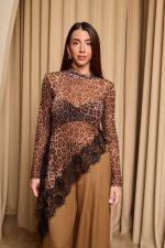 Μπλούζα κορσές πλεκτή εκρού