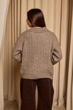 Μπλούζα πλεκτή με γιακά πούρο - Image 7