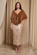 Γούνα ετόλ συνθετική ταμπά - Image 2