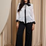 Σετ πουκάμισο - παντελόνι ασπρόμαυρο