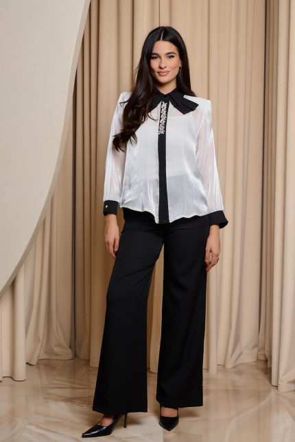 Σετ πουκάμισο - παντελόνι ασπρόμαυρο