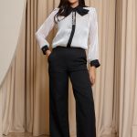 Σετ πουκάμισο - παντελόνι ασπρόμαυρο