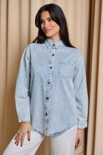 Τζιν τζάκετ με στρας