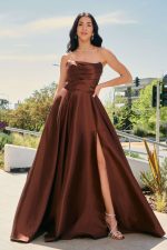 Φόρεμα maxi κλος καφέ