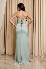 Φόρεμα maxi με σχέδιο στρας μέντα - Image 6